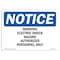 Signmission OSHA Notice Sign, 7" Height, 10" Width, Warning Electric Shock Hazard Authorized Sign, Landscape OS-NS-D-710-L-18911 - alternate 1